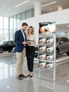 Duży stojak na ulotki A4 A5 i DL