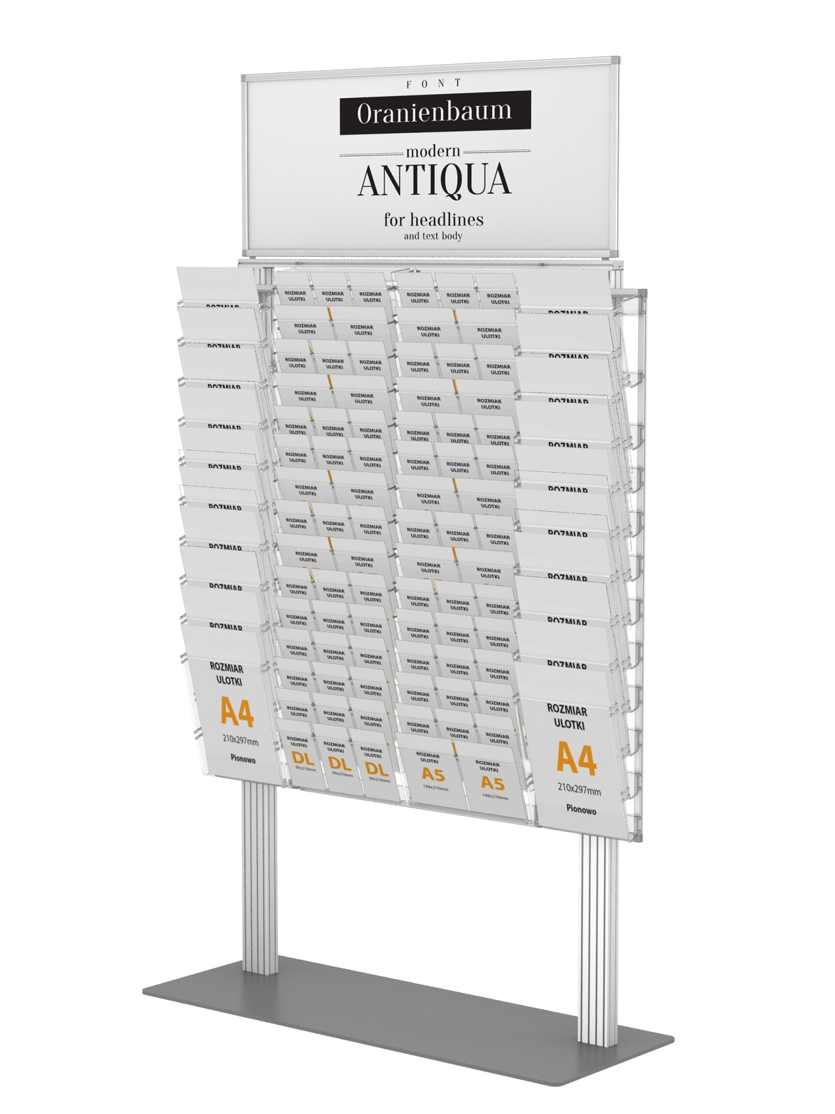 Duży stojak prezenter