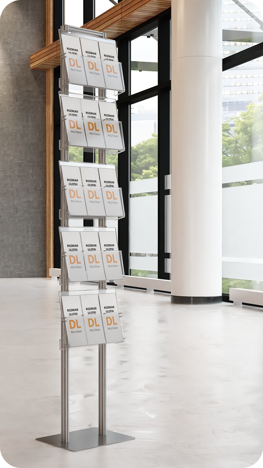 Stojak na ulotki A4 A5 i DL