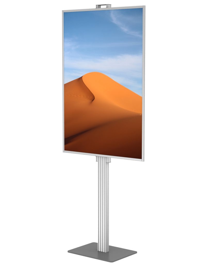 Prezenter plakatu B1 1000x707mm na nodze składany