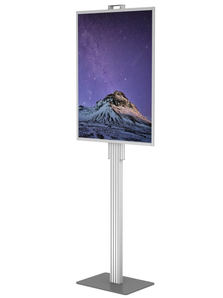 Prezenter plakatu B2 500x707mm na nodze składany