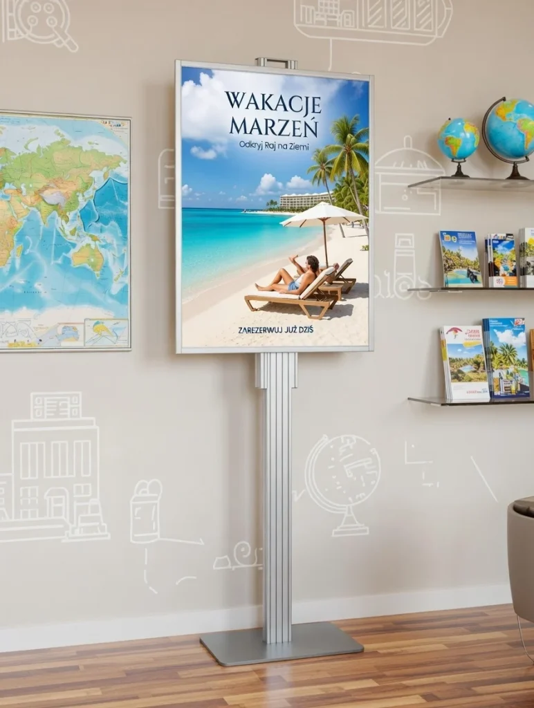 Prezenter plakatu B2