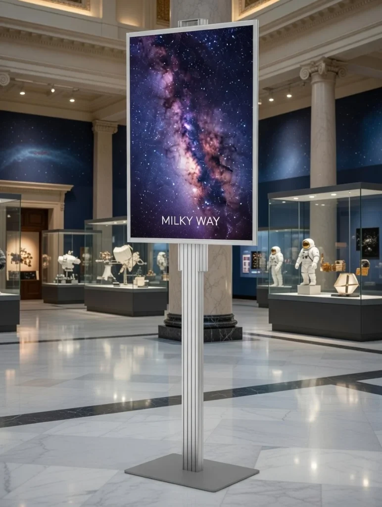 Prezenter plakatu B2