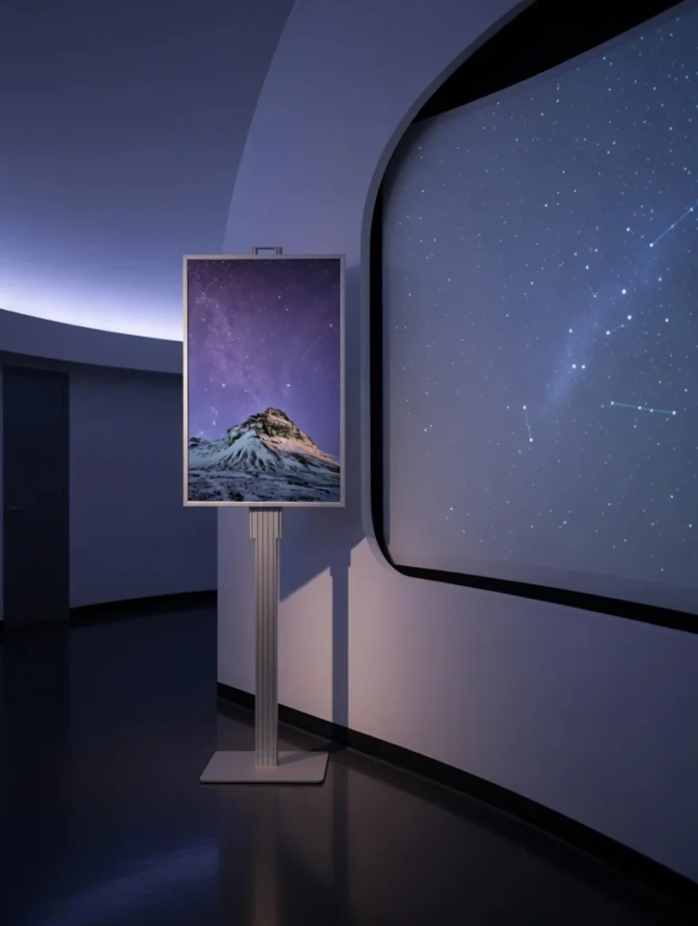 Prezenter plakatu B2