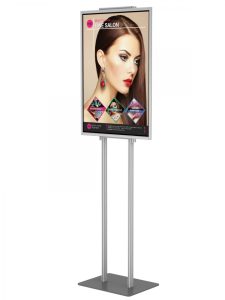 Prezenter plakatu B2 500x707mm na nodze składany