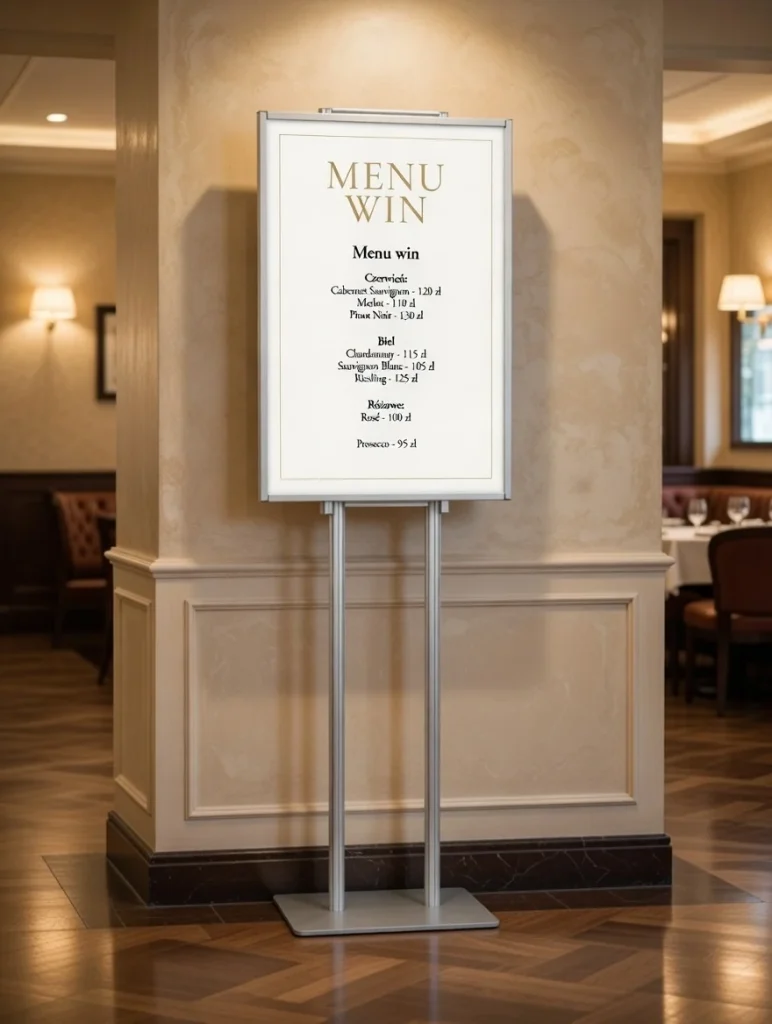 Składany stojak na plakat B2