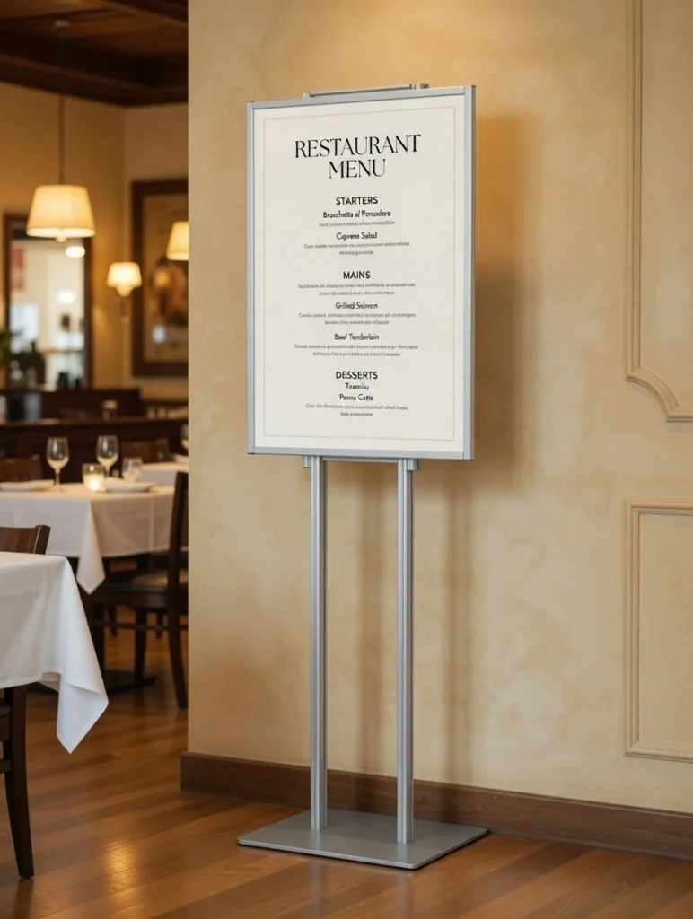 Składany stojak na plakat B2