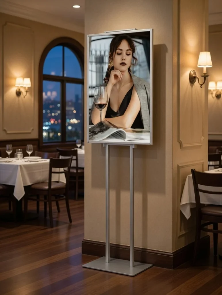 Składany stojak na plakat B2