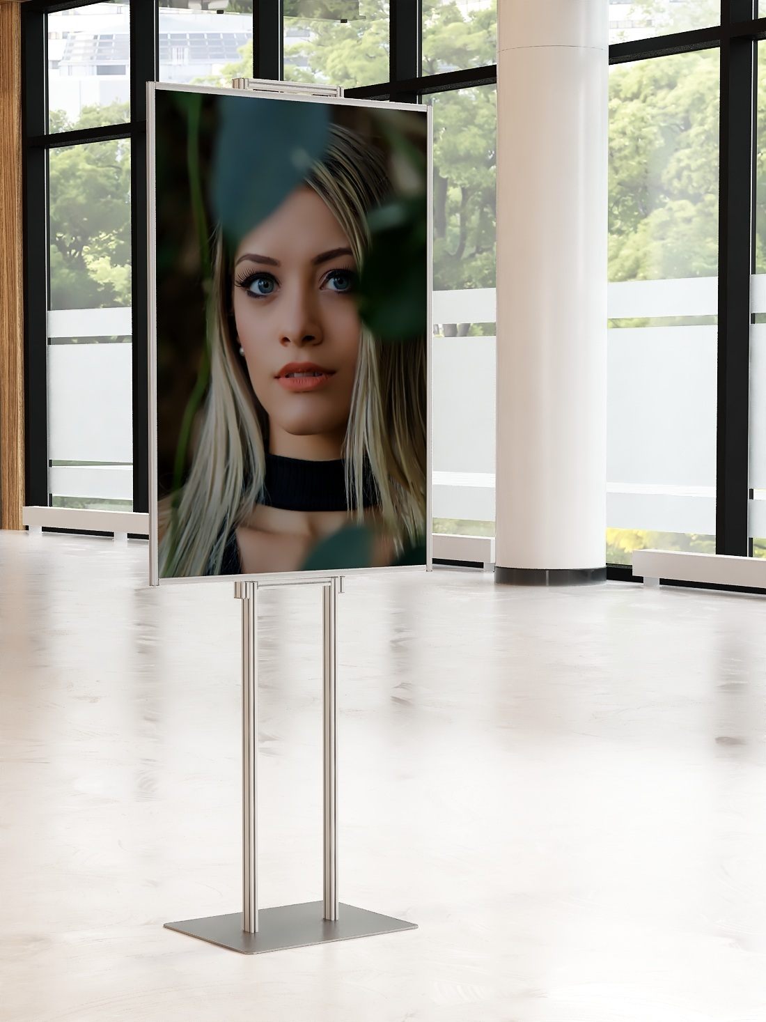 Składany stojak ekspozytor prezenter na plakat B1 707x1000mm