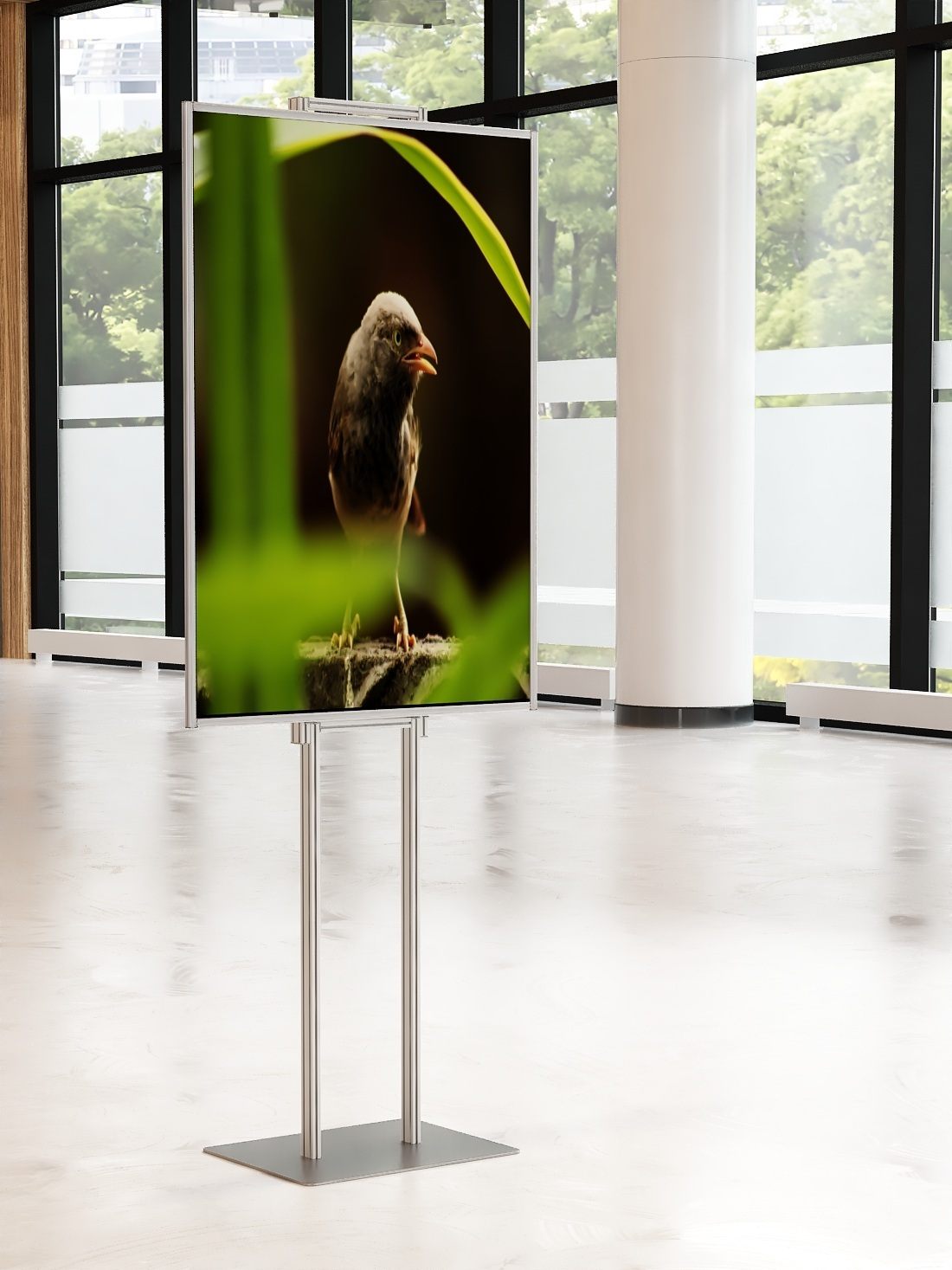 Składany stojak ekspozytor prezenter na plakat B1 707x1000mm