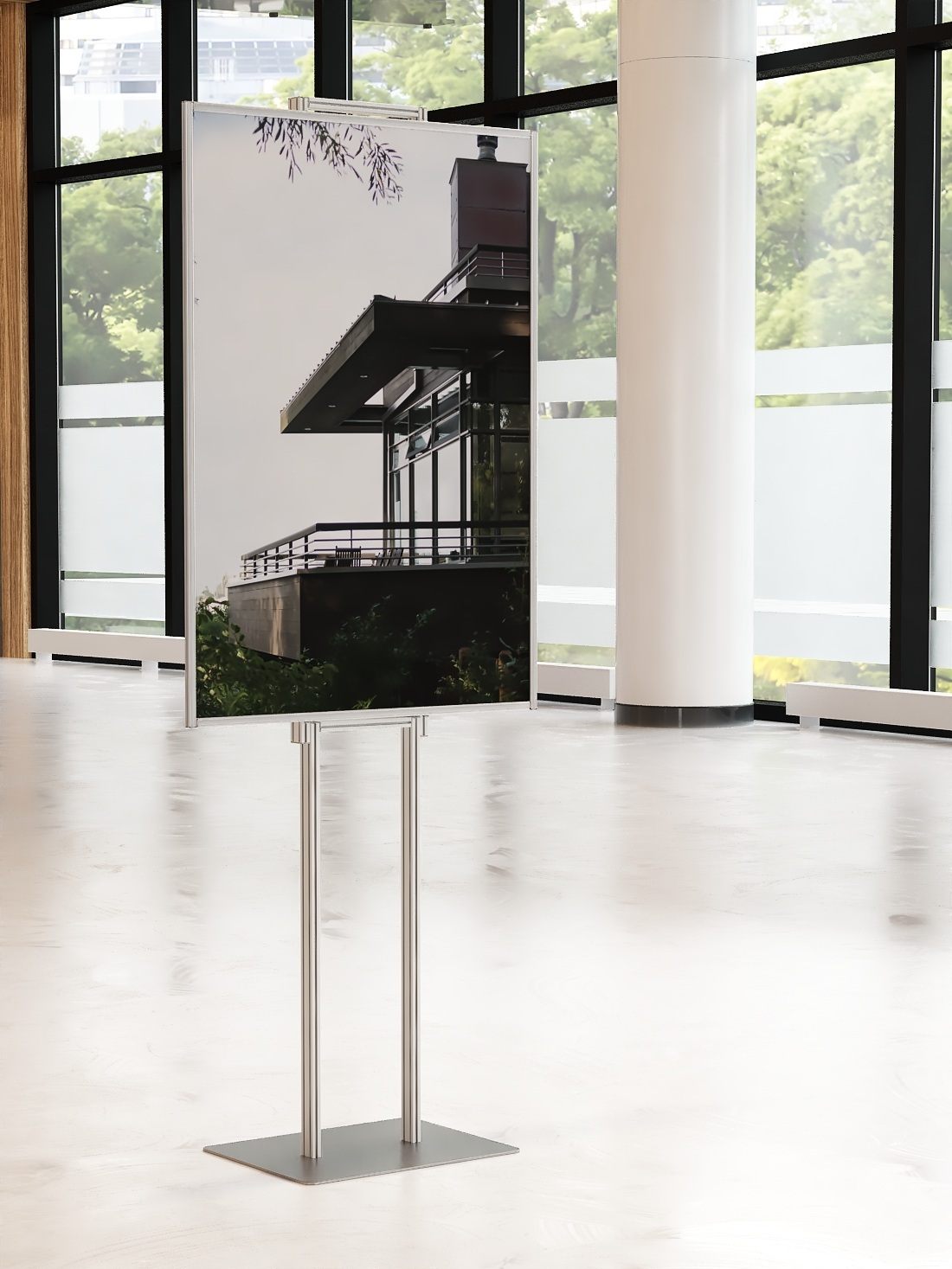 Składany stojak ekspozytor prezenter na plakat B1 707x1000mm