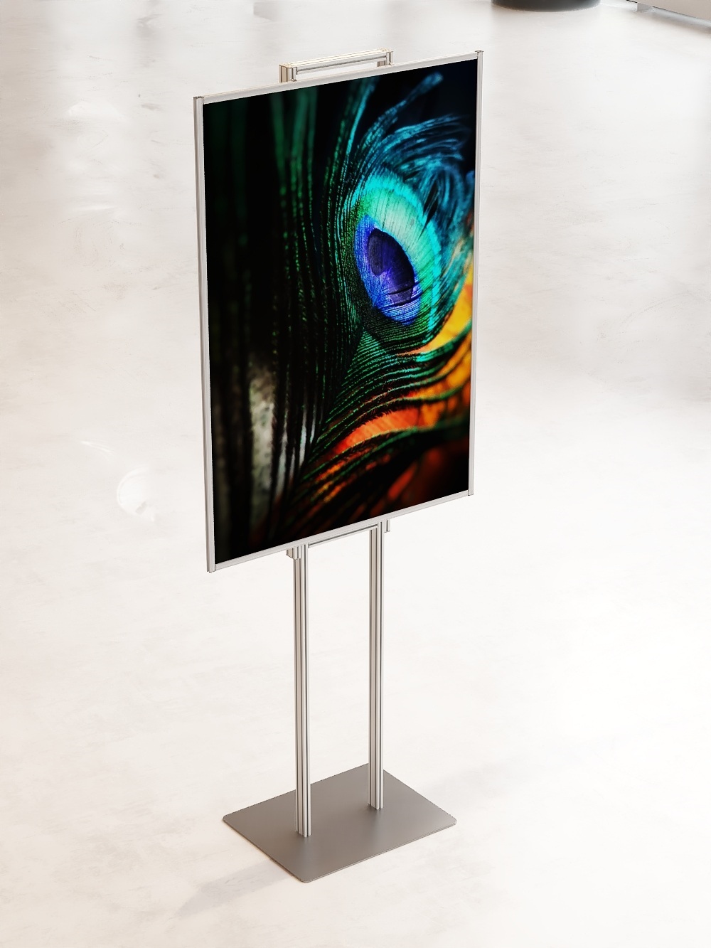 Składany stojak ekspozytor prezenter na plakat B1 707x1000mm