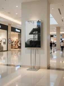 Dwustronny stojak na plakat