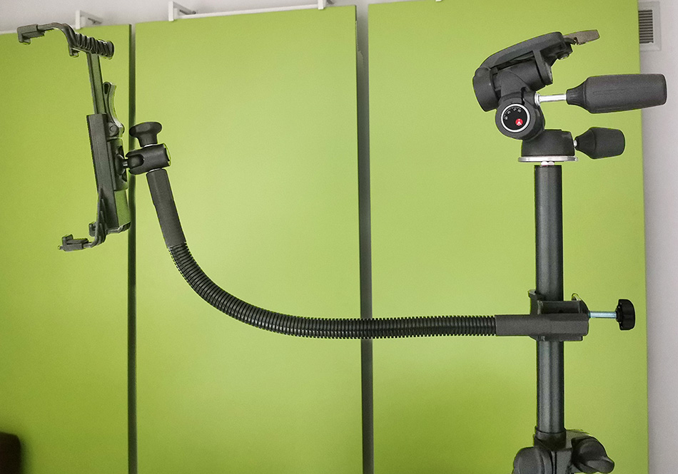 Obrotowy uchwyt 360 stopni na tablet 7" 10,1" z giętkim ramieniem 20-200cm Model.K3