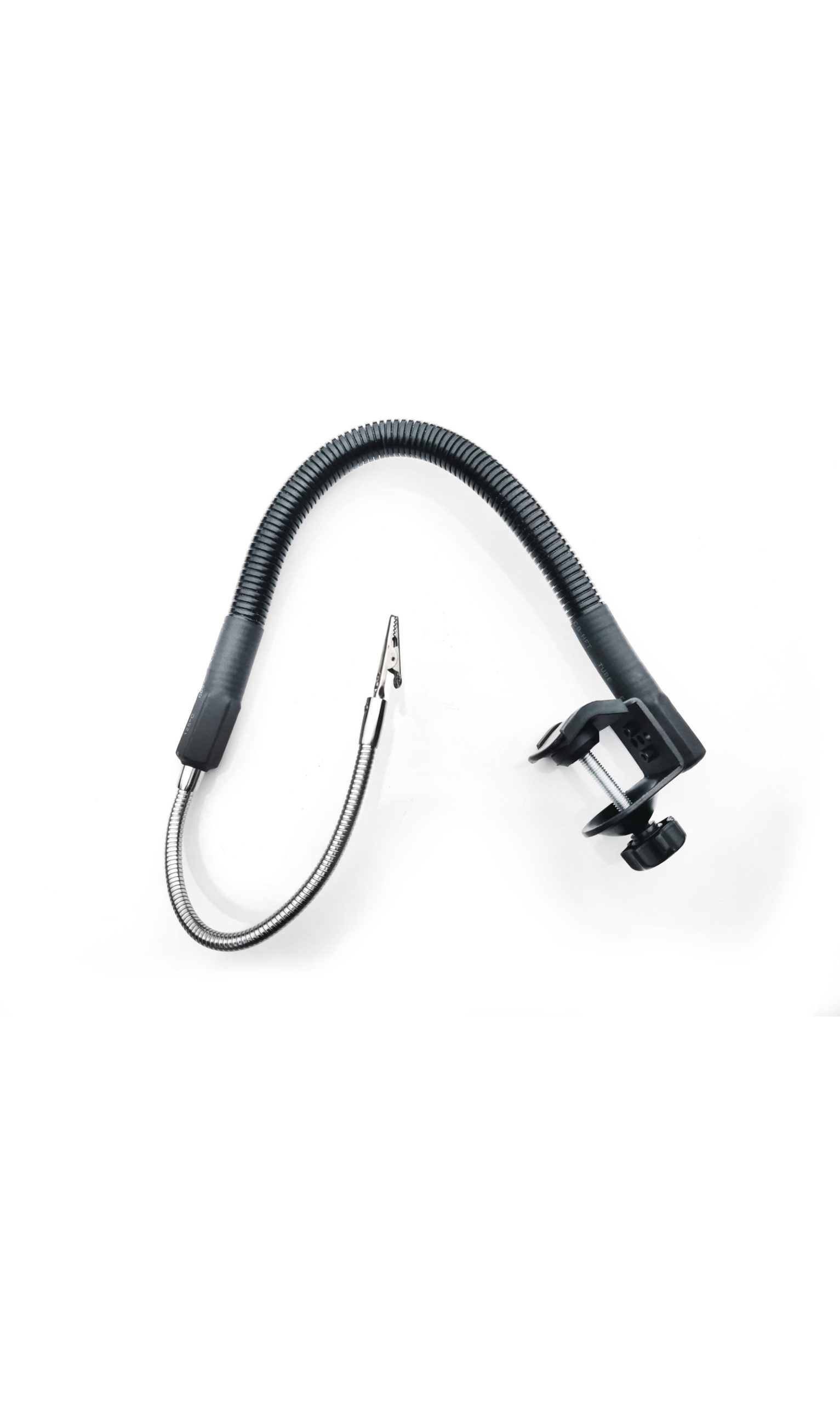 Uchwyt z krokodylkiem mocowany do blatu