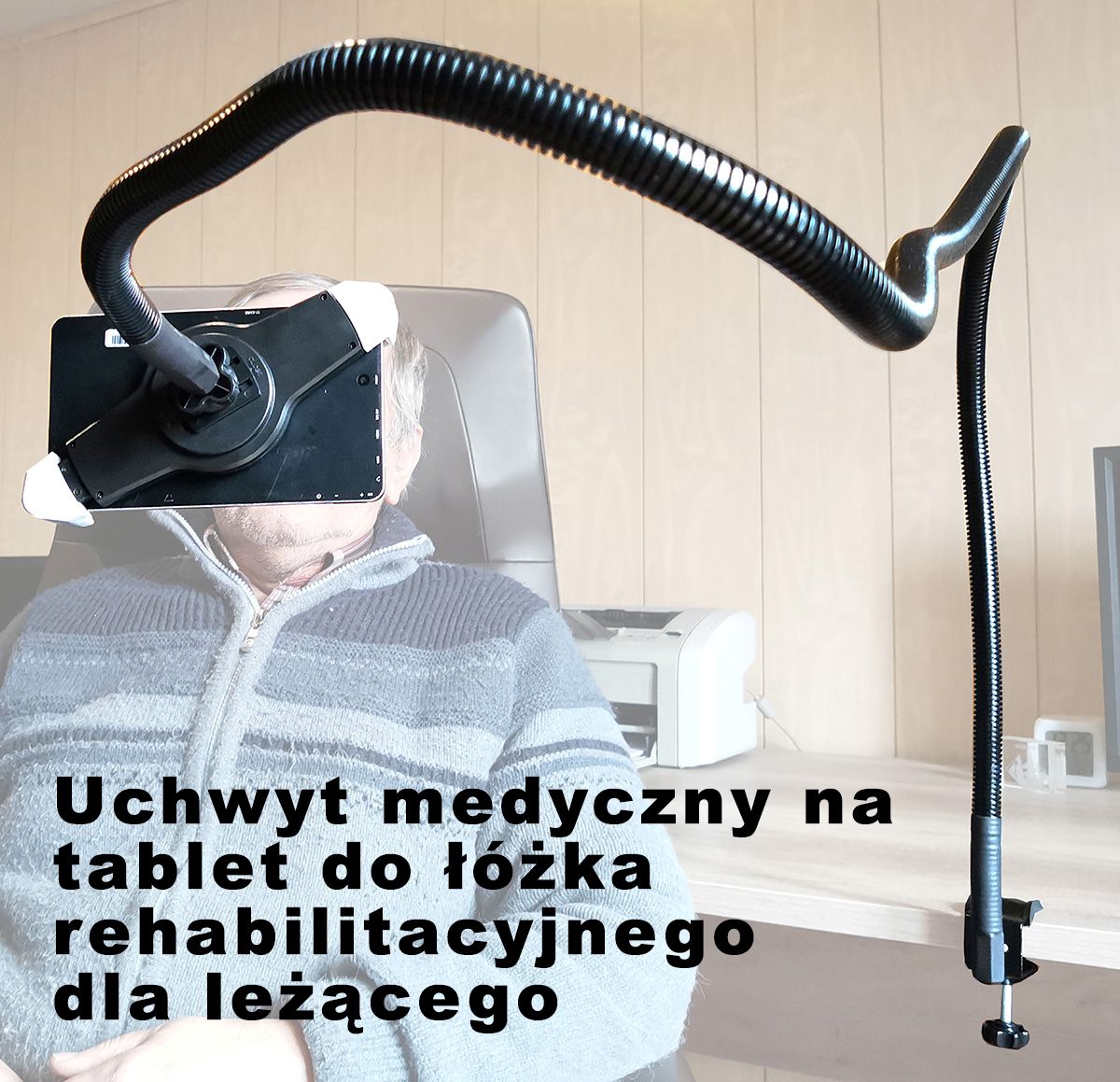 Uchwyt przyłóżkowy na tablet 10.1" 13,3" Uchwyt przyłóżkowy na tablet 10.1" 13,3"