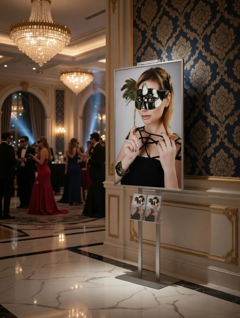 Składany stojak na plakat