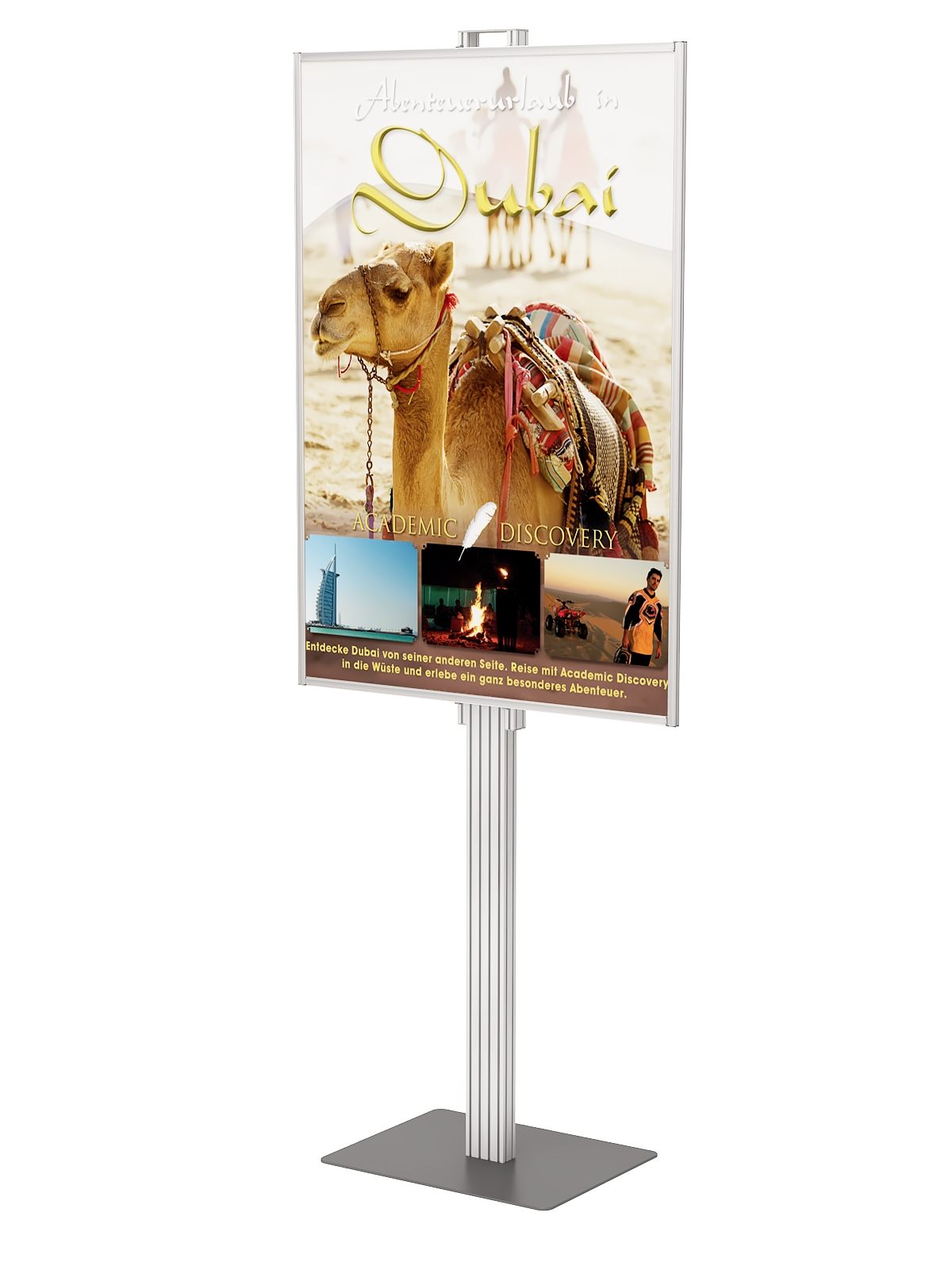 Składany stojak ekspozytor prezenter na plakat B1 707x1000mm