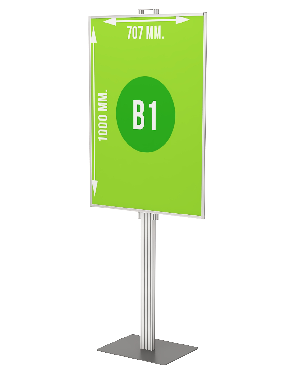 Składany stojak ekspozytor prezenter na plakat B1 707x1000mm