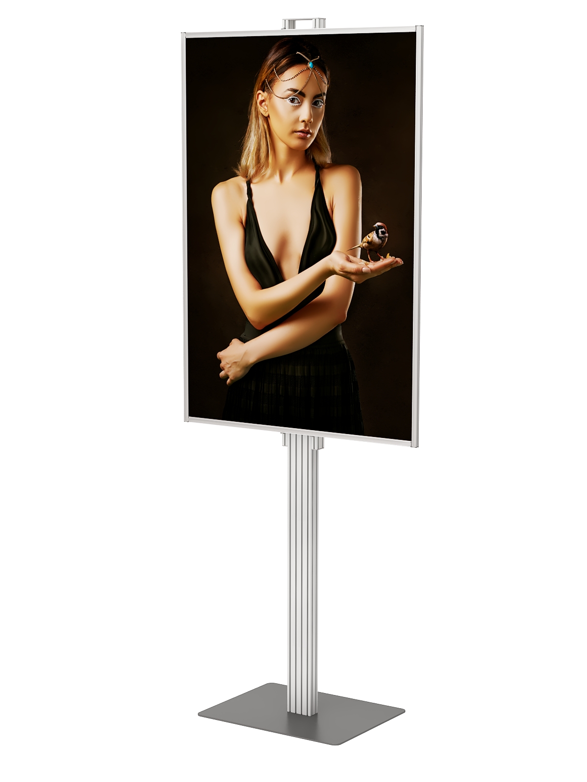 Składany stojak ekspozytor prezenter na plakat B1 707x1000mm