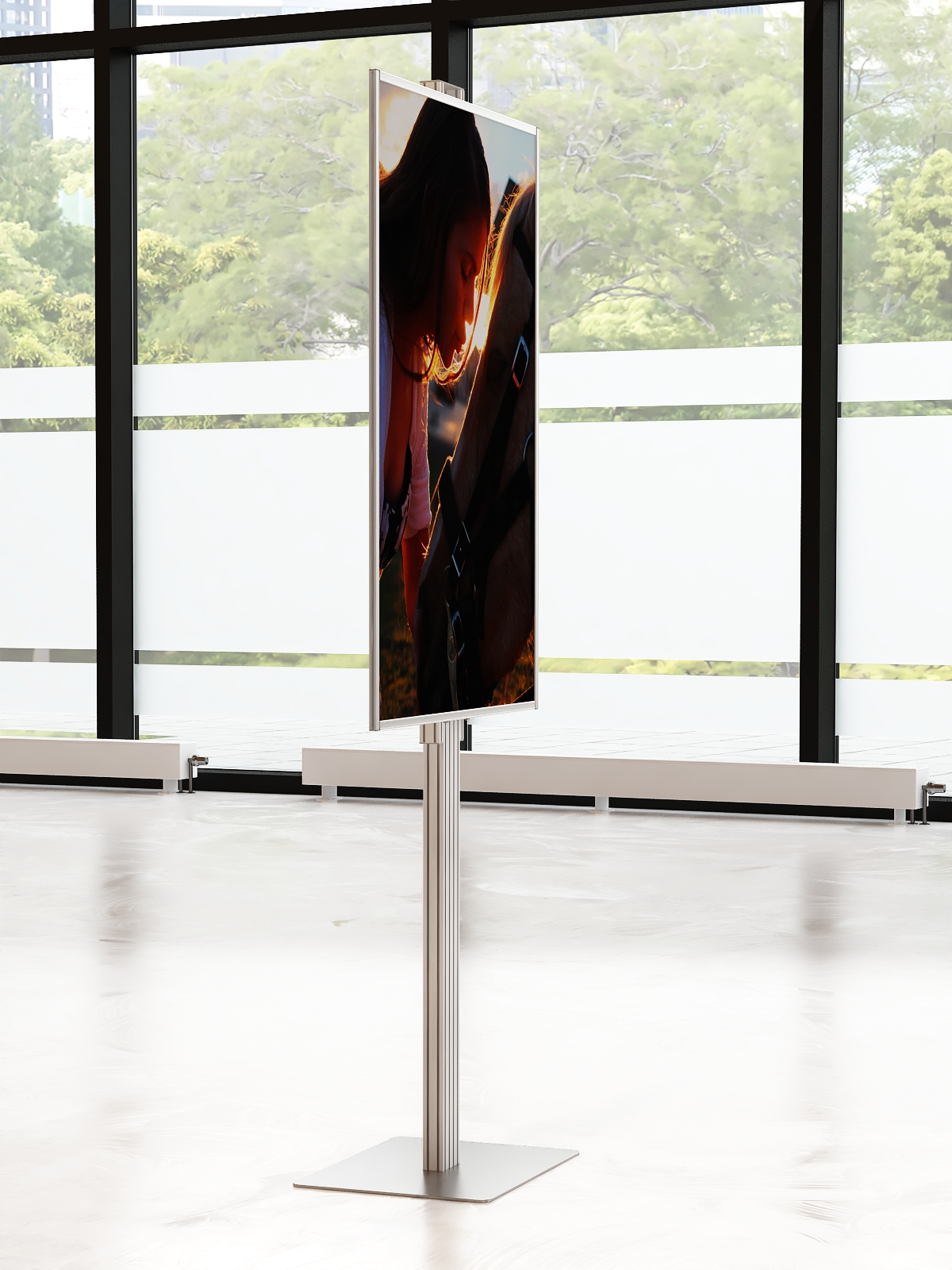 Składany stojak ekspozytor prezenter na plakat B1 707x1000mm