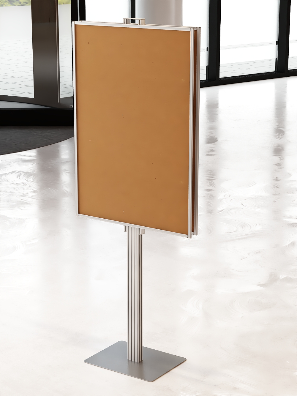 Dwustronny składany stojak ekspozytor na plakat 2 x B1 707x1000mm