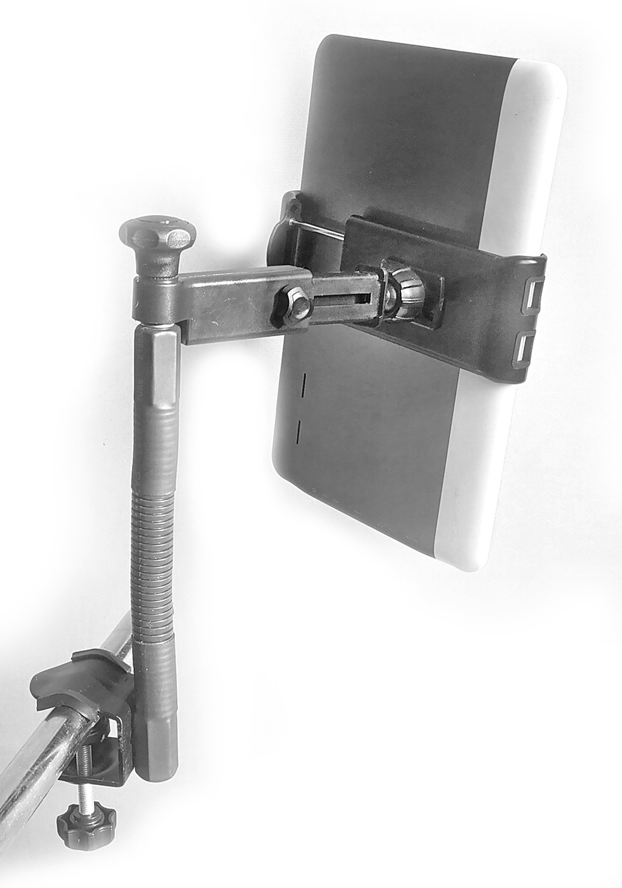 Uchwyt z giętkim ramieniem na tablet