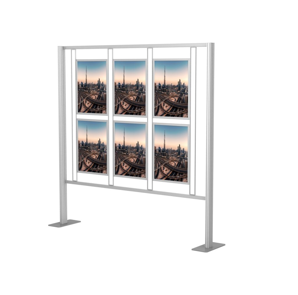 ścianka prezentacyjna z 6 plakatami A3