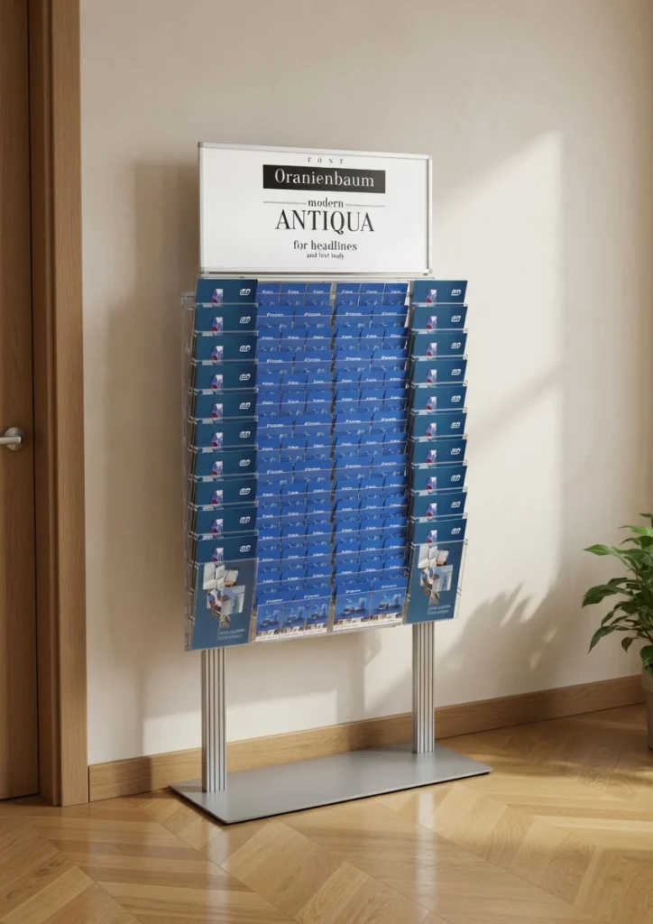 Duży stojak na ulotki