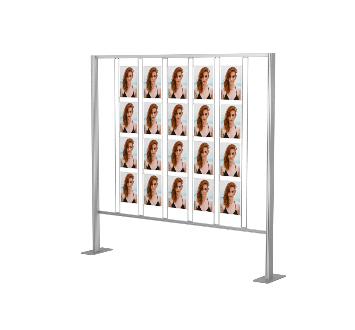 ścianka prezentacyjna 20 tabliczek A4 na ramce