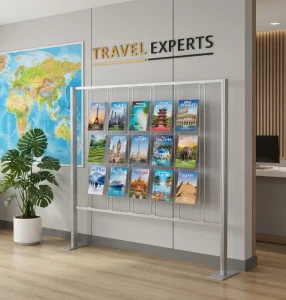 Ścianka prezentacyjna prezenter 15 KIESZENI A4 Art.0201