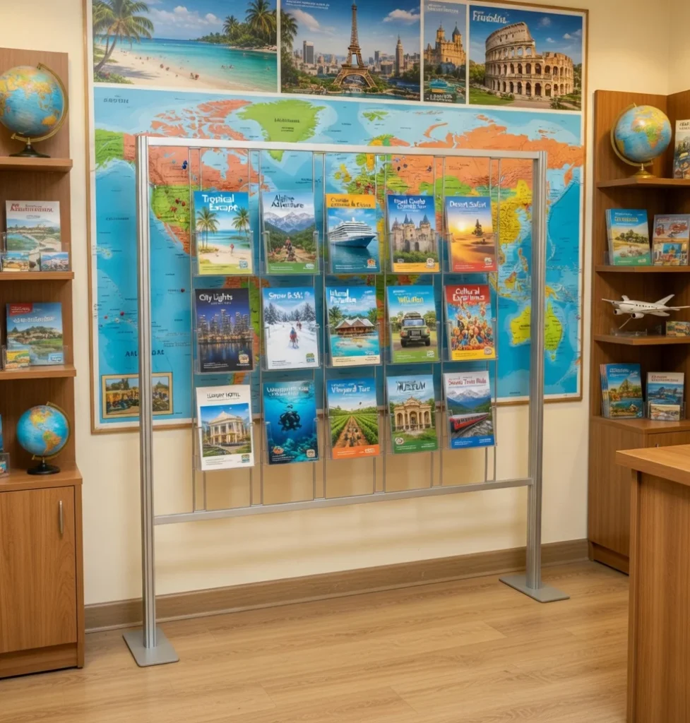 Ścianka prezentacyjna prezenter 15 KIESZENI A4 Art.0202