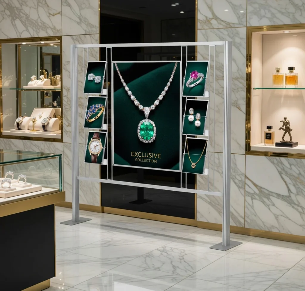 ścianka prezentacyjna 6 kieszeni A4