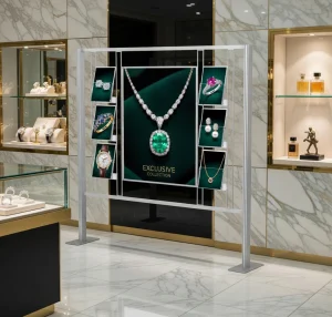 ścianka prezentacyjna 6 kieszeni A4