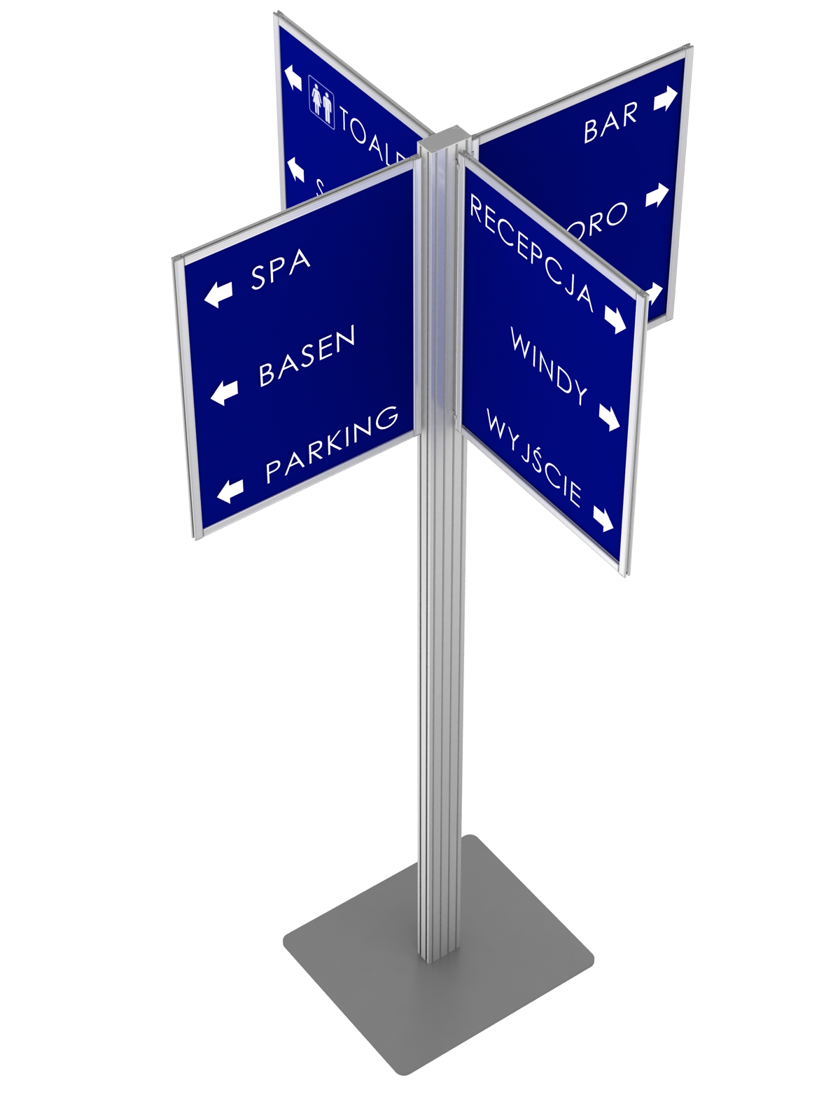 Tablica informacyjna z plakatami