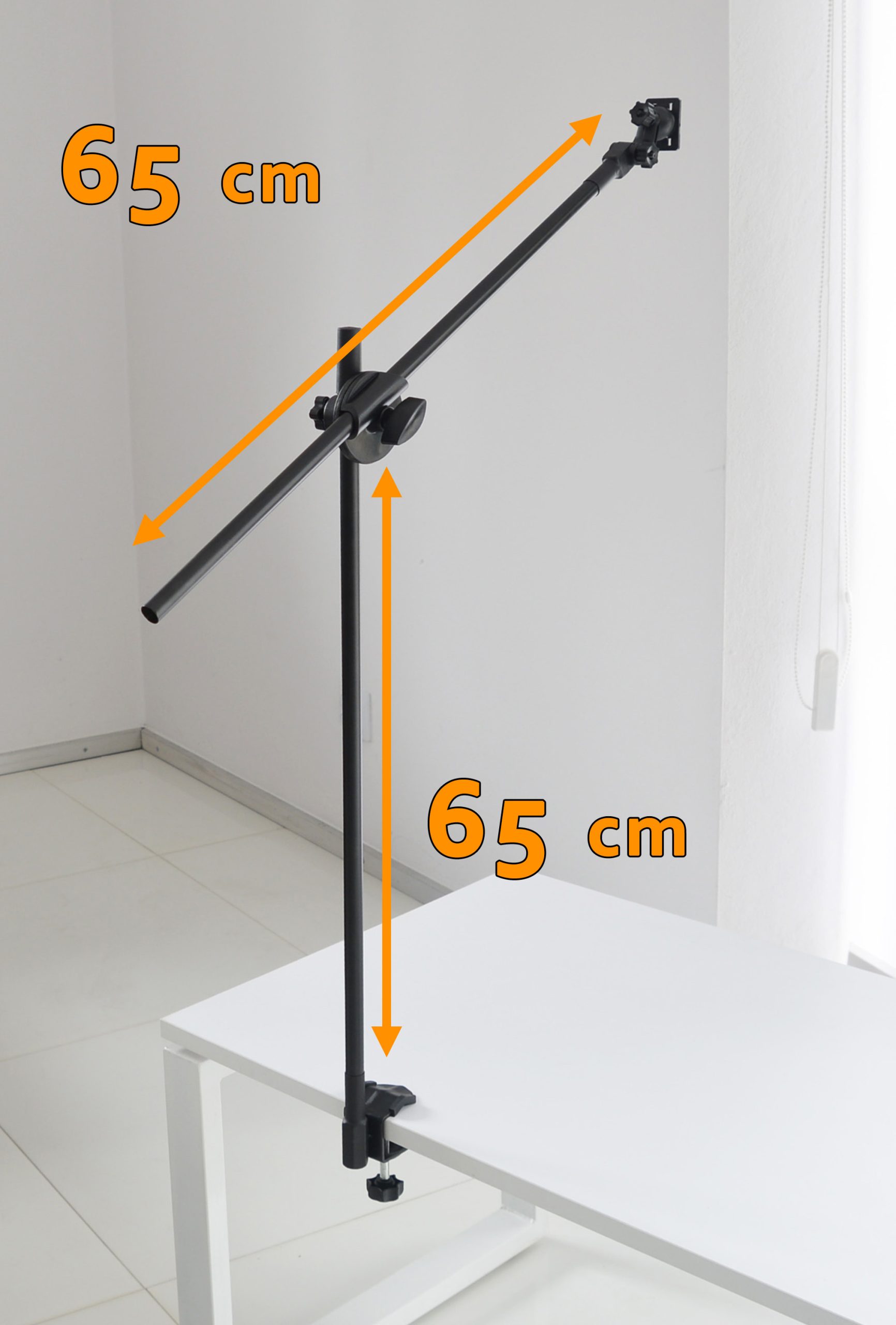 Uchwyt na tablet mocowany do biurka z systemem HR