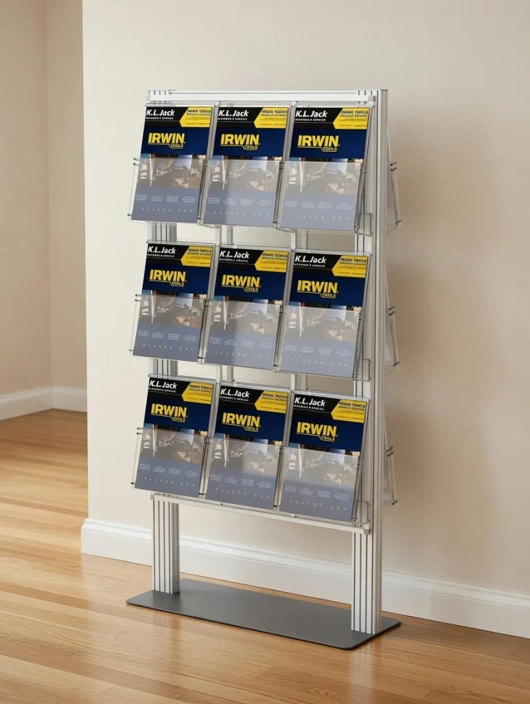 Duży stojak na ulotki