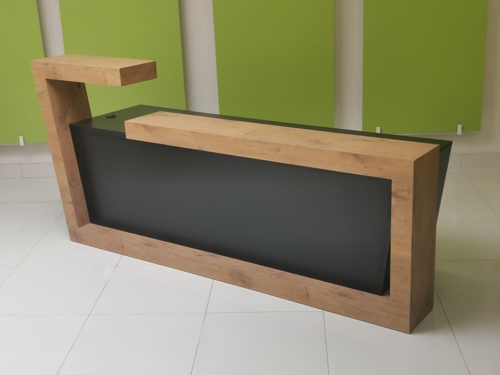 Nowoczesna lada z podświetleniem