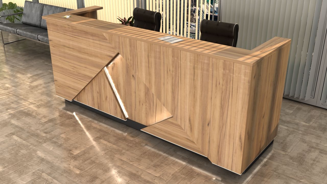 Nowoczesna lada recepcyjna