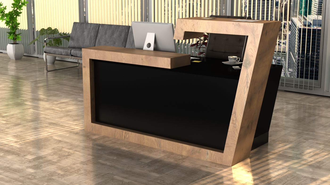 Elegancka recepcja hotelowa