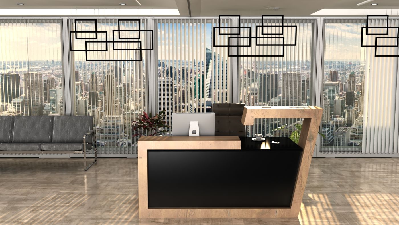 Elegancka recepcja hotelowa