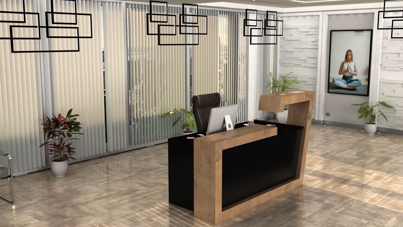 Elegancka recepcja hotelowa