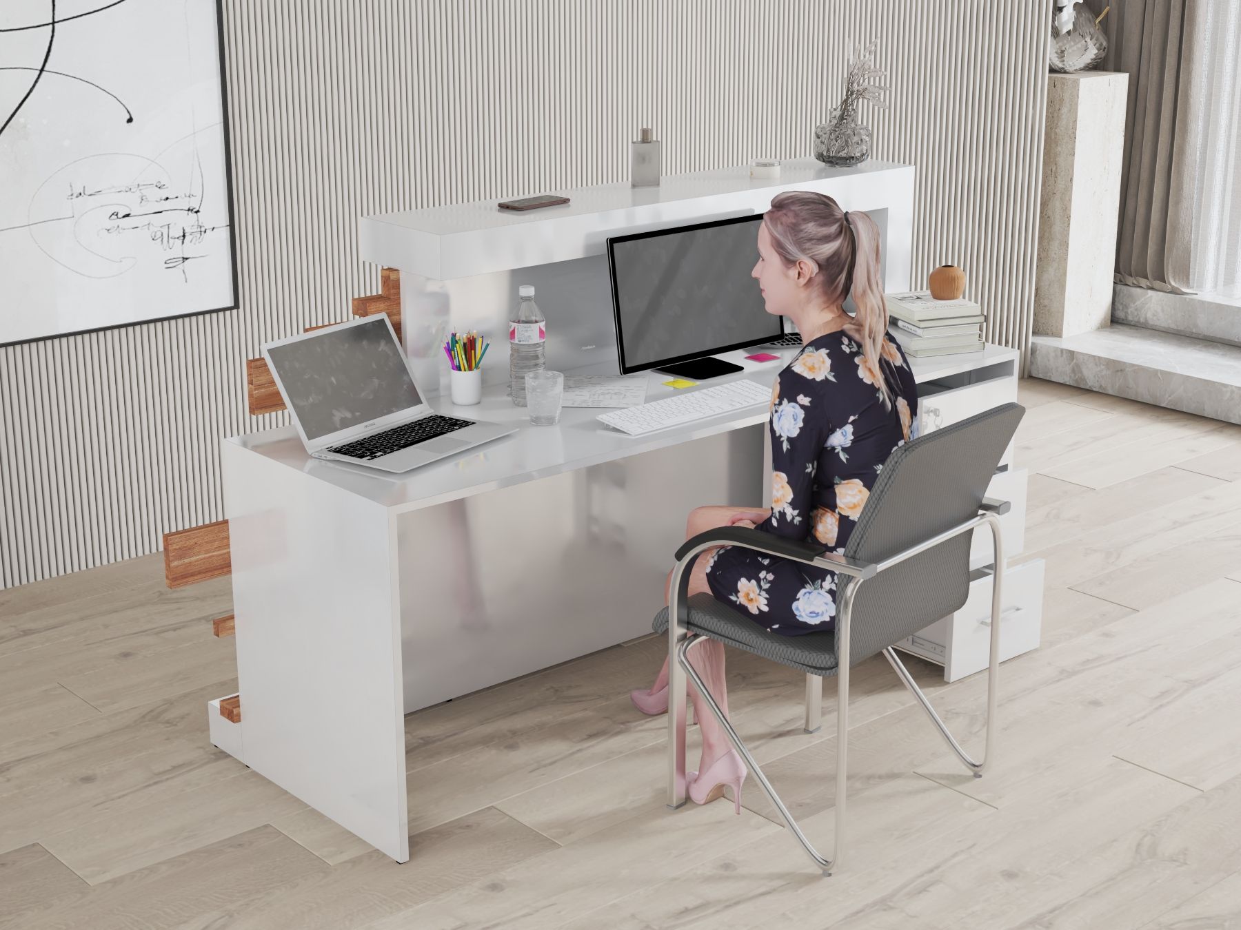 Lada recepcyjna na wymiar