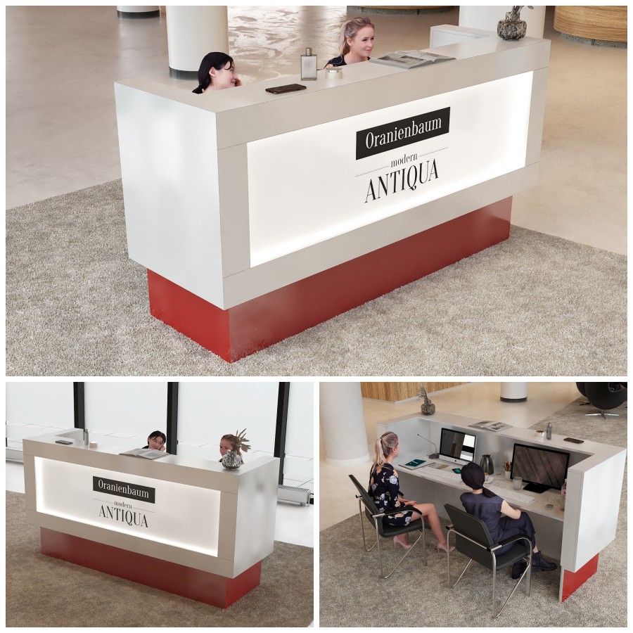 Lada recepcyjna nowoczesna