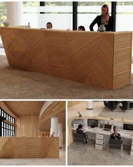 Lada recepcyjna R150 400x80cm Art_R15001 Drewno