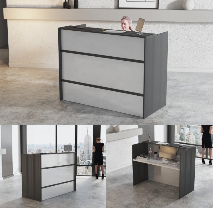 Nowoczesna lada recepcyjna