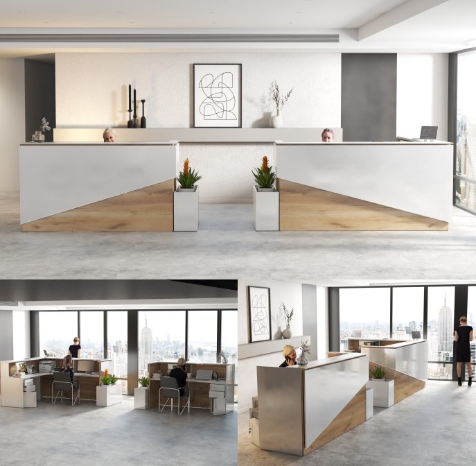 Elegancka lada biurowa