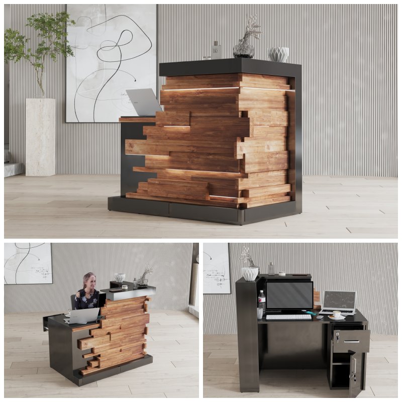 Lada recepcyjna nowoczesna