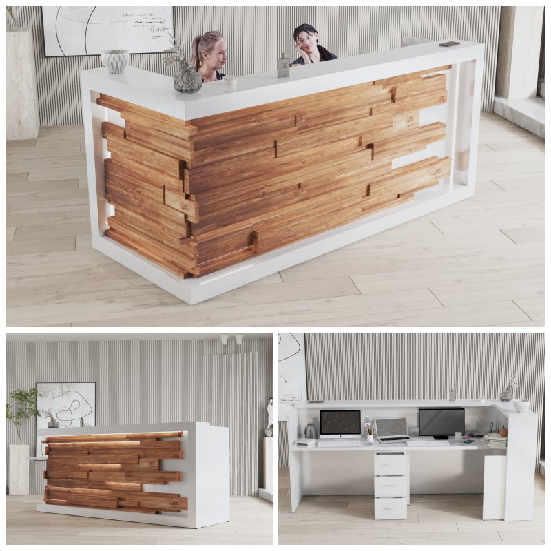 Elegancka recepcja hotelowa