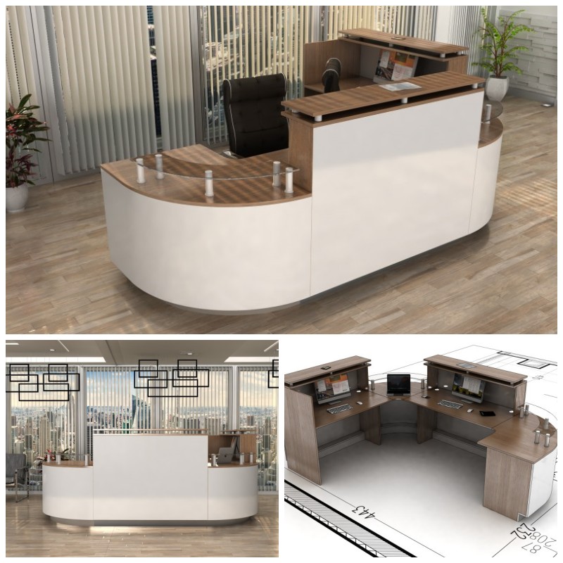 Stylowa lada recepcyjna